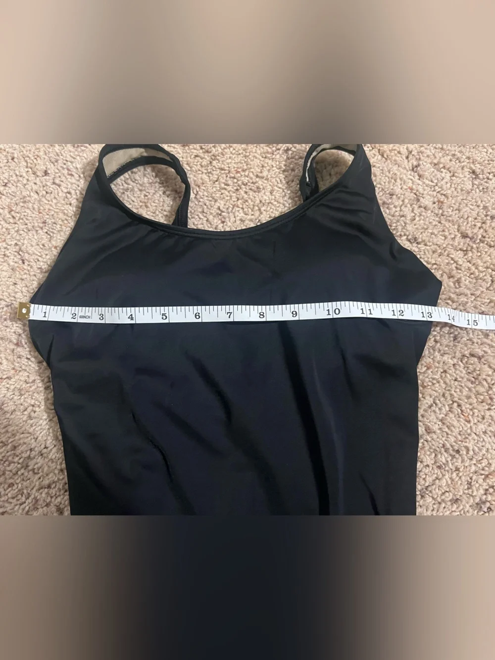 L.L. Bean Black Women's one piece swimming suit